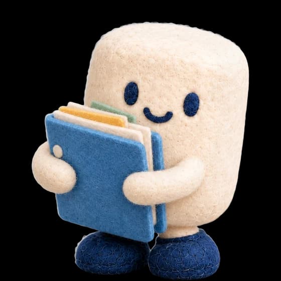 Mello carrying a folder full of papers